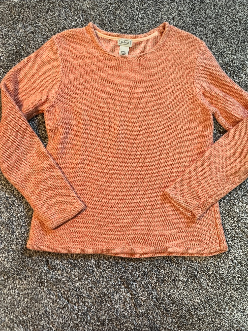 LL Bean Cotton Crewneck Sweater